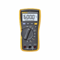 Multímetro Digital para Electricista, Para Pruebas de Capacitancia y Diodos, Uso con Voltaje Máximo de 600 V, Pantalla LED Retroiluminada