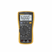 FLUKE117-p.png Multímetro Digital para Electricista, con Detector de Voltaje sin Contacto, Uso con Voltaje Máximo de 600 V, Pantalla LED Retroiluminada