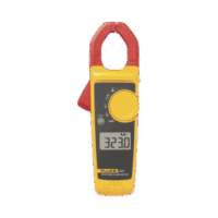 FLUKE323-p.png Amperimetro de Gancho de Verdadero Valor Eficaz (True RMS), Medida de Corriente en CA de 400 A y Tensión en CA y CC de 600V