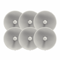 FORCE30025L6PACK-p.png Paquete de 6 ePMP Force 300-25L para zonas con alta interferencia, hasta 400+ Mbps, 4910 - 6200 MHz, 802.11 AC Wave2, Antena de 25 dBi, baja latencia