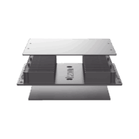 FSC24-p.png Charola de Empalme para Fibra Óptica, Para Protección de 24 Empalmes de Fusión o Mecánicos, Compatible con los Paneles FRMEU