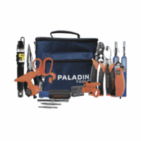 FTKP-p.png Kit de Herramientas Pro para Instalación de Fibra Óptica con accesorios de limpieza de puertos/conectores y desforradoras de fibra óptica