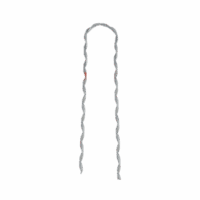 Remate Preformado para Fibra Óptica Figura 8, Span 100 m, para mensajero de acero con diámetro Φ 3.6  mm