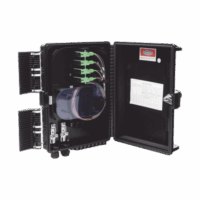 GFS16G-p.png Cierre de Empalme para 24 fusiones de fibra óptica, Interior/Exterior, con 16 acopladores SC/APC y splitter 1x16, IP65