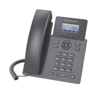 Teléfono IP Grado Operador, 2 líneas SIP con 2 cuentas, PoE, codec Opus, IPV4/IPV6 con gestión en la nube GDMS