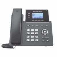 Teléfono IP Grado Operador, 3 líneas SIP con 6 cuentas, puertos Gigabit PoE, codec Opus, IPV4/IPV6 con gestión en la nube GDMS