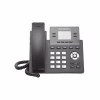 Teléfono IP Grado Operador, 4 líneas SIP con 2 cuentas, pantalla a color 2.4", PoE, codec Opus, IPV4/IPV6 con gestión en la nube GDMS