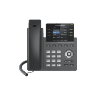 Teléfono IP Grado Operador, 3 líneas SIP con 6 cuentas, puertos Gigabit,PoE,  pantalla a color 2.4", codec Opus, IPV4/IPV6 con gestión en la nube GDMS