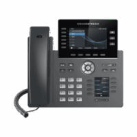 Teléfono IP Wi-Fi, Grado Operador, 6 líneas SIP con 6 cuentas, pantalla a color 4.3", puertos Gigabit, Bluetooth, PoE, codec Opus, IPV4/IPV6 con gestión en la nube GDMS