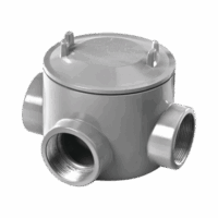 GRT0547-p.png Caja con Tapa Tipo GRT de 1" (25 mm)/ Caja a Prueba de Explosión / Para Áreas Peligrosas / Libre de Cobre.