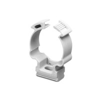 GW50605.jpg Soporte de collar (Abrazadera), PVC Auto-extinguible, cerrado para tubería de 16 mm