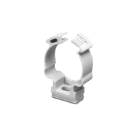 GW50631-p.png Soporte de collar (Abrazadera), PVC Auto-extinguible, cerrado para tubería de 50 mm