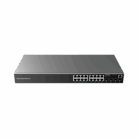 GWN7802-p.png Switch Gigabit Administrable / 16 puertos 10/100/1000 Mbps + 4 Puertos SFP Uplink / Compatible con GWN Cloud.