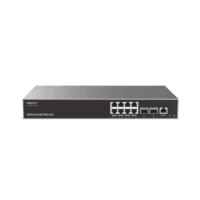 GWN7811P-p.png Switch Capa 3 PoE+ Administrable / 8 puertos 10/100/1000 Mbps + 2 Puertos SFP+ de 10 Gigabits / Hasta 120W / Compatible con GWN Cloud.
