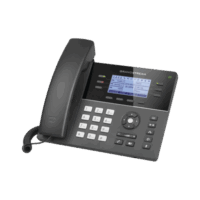 Teléfono IP WiFi Gama media de 6 Líneas con 4 teclas de función, 24 teclas de extensión BLF digital y conferencia de 5 vías PoE