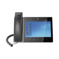 Teléfono IP Android 11, 16 líneas SIP con 16 cuentas, pantalla táctil  8", puertos Gigabit, Wi-Fi, Bluetooth, PoE, codec Opus, IPV4/IPV6 con gestión en la nube GDMS