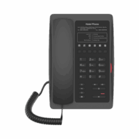 Teléfono IP WiFi para Hotelería, profesional con 6 teclas programables para servicio rápido (Hotline), plantilla personalizable con PoE