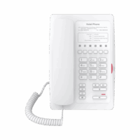 Teléfono IP WiFi para Hotelería, profesional con 6 teclas programables para servicio rápido (Hotline), plantilla personalizable con PoE