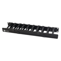HCM41U-p.png Organizador de Cable Horizontal RouteIT, Sencillo, Para Rack de 19in, 4in de profundidad, 1UR