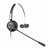 Diadema Con Tecnología AntiShock Para Teléfonos IP FANVIL Y Polycom Micrófono de Cancelación de Ruido y Cable Resistente a Jaloneos