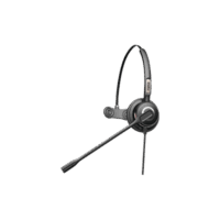 Diadema monoaural con tecnología antishock para teléfonos IP FANVIL y Polycom con micrófono de cancelación de ruido, larga durabilidad