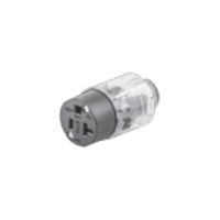HUB520LC-p.png Conector Iluminado 20 A 125 V CA 2 Polos 3 Hilos (Nema 5-20R).