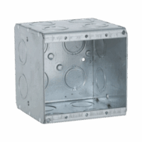 HUB696-p.png Caja Multigang de 2 Gangs/ Profundidad de 3-1/2"/ 16 Entradas de 1/2" - 3/4".