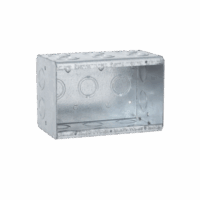 HUB697-p.png Caja Multigang de 3 Gangs/ Profundidad de 3-1/2"/ 19 Entradas de 1/2" - 3/4".