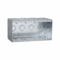 HUB698-p.png Caja Multigang de 4 Gangs/ Profundidad de 3-1/2"/ 24 Entradas de 1/2" - 3/4".