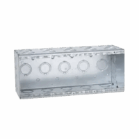 HUB699-p.png Caja Multigang de 5 Gangs/ Profundidad de 3-1/2"/ 29 Entradas de 1/2" - 3/4".