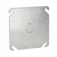 HUB753-p.png Tapa Cuadrada con Entrada de 1/2 para caja de 4".