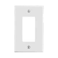 HUBP26W-p.png Tapa para Contacto Rectangular Color Blanco.