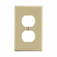 HUBP8I-p.png Placa de Pared para Contacto Duplex Color Marfil.