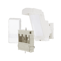 HX40RAMWH-p.png Detector de Movimiento PIR Antimascara / 100% Exterior / Inalámbrico / Hasta 12 metros a 85°; de cobertura/ Instalación a 3 metros / Incluye transmisor 5816 para paneles Honeywell