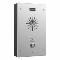 I16S-p.png Intercomunicador IP, 2 líneas SIP, 2 relevadores con botón para llamada, anti-vandálico, IP65 e IK10, PoE