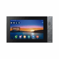 Monitor IP/SIP para interior con Android, Wi-Fi, Bluetooth, pantalla táctil de 7", audio de 2 vías, PoE, 8 interfaces de entrada de alarma.