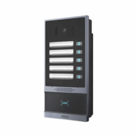 I63-p.png Videoportero SIP i63, 2 relevadores con 5 botones de marcación rápida, anti-vandálico, IP66 y IK07, PoE