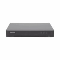 DVR 8 Canales TurboHD + 4 Canales IP / 5 Megapixel - 3K Lite / Acusense (Evita Falsas Alarmas) / Audio por Coaxitron / 1 Bah?a de Disco Duro / H.265+ / Salida de Video en Full HD Modelo:IDS-7208HQHI-M1/S(C)