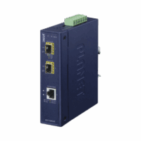 IGT1205AT-p.png Convertidor de Medios Industrial de 1 Puerto Ethernet 10/100/1000 Base-T a 2 Puertos SFP 100/1000/2500 Base-X