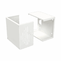 IMP30V3-p.png Gabinete para Resguardo de Sirena de 30 W (SF581A o SF581L No incluida), Preparación para Tamper (No incluido).