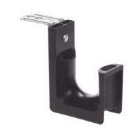 JP2CMBL20-p.png Sujetador STRONGHOLD tipo J (J-Hook), Con Soporte para Montaje en Techo, Para 46 Cables Cat6, Nylon 6.6, Color Negro, 1 pieza