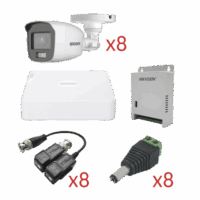 KESTG8T8BG_A-p.png KIT TurboHD con Audio 1080p / DVR 8 Canales 1080p lite / 8 Cámaras Bala (exterior 2.8 mm) / Transceptores / Conectores / Fuente de Poder / AUDIO POR COAXITRON
