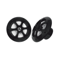 Par de altavoces fabricado en grado marinos en color negro de 6.5"  de 100 W de entrada máxima