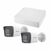 KIPCSTART-p.png Kit IP 1080p (2 Megapixel) / NVR de 4 Canales con 4 Puertos PoE / 2 Cámaras Bala IP con Microfono Integrado / ColorVu Lite y ACUSENSE Lite Modelo:KIPCSTART