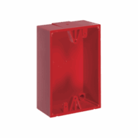 KIT71100AR-p.png Caja trasera de montaje color rojo para estaciones de parada STOPPER