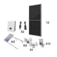 KITEPCOM5K450-p.png Kit Solar para Interconexión de 5 KW de Potencia, 220 Vca con Inversor Cadena y Paneles Monocristalinos de 450 W