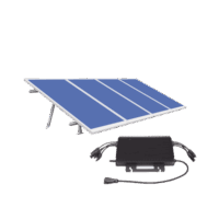 KITHMS2K450SP-p.png Kit Solar para Interconexión de 1.8KW de Potencia Pico 220Vca con Microinversor y 4 Módulos de 450 W (Incluye Montaje).