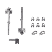 Kit de Línea de Vida para Torres STZ30G, STZ35G y STZ45G hasta 15 metros de altura.