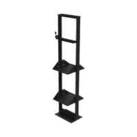 Kit de Rack Estándar 19", 45 UR con 2 Charolas  y PDU (8 tomas). Ideal para UPS y Servidores tipo Torre.