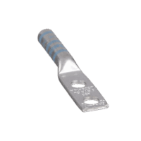 LCC614AL-p.png Terminal de Compresión de Barril Largo, de Dos Orificios de 1/4, para Cable 6 AWG, Espacios Entre Orificios de 0.63in